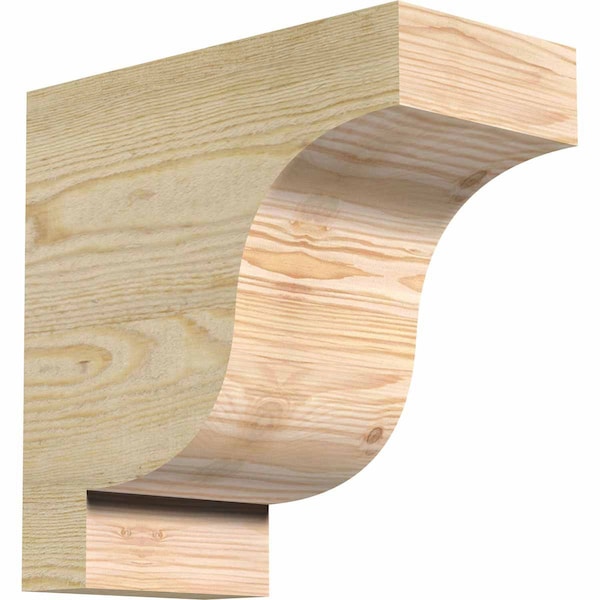 Ekena Millwork Newport Rough Sawn Rafter Tail, Douglas Fir, 6"W x 12"H x 12"L RFT06X12X12NEW00RDF - main